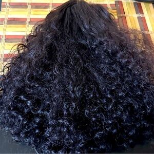 Human Hair Wig 100% human hair Natural Black